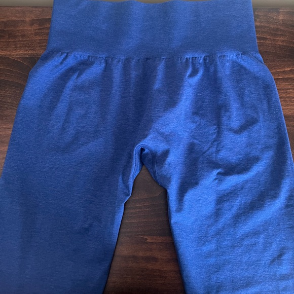 Azure Blue NVGTN Shape Seamless Leggings - Picture 3 of 4